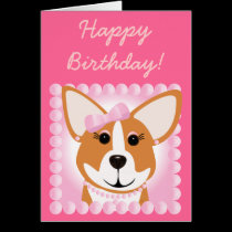 Happy Birthday! Corgi Lady cards