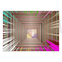 Happy Birthday : Cosmic Light Source Design Greeting Card