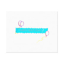 Happy Birthday Gallery Wrap Canvas