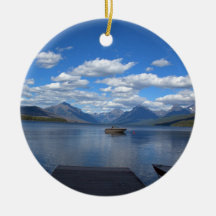 Happy Birthday, Glacier  National Park photography Ornament