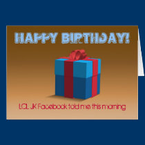 Happy Birthday...LOL JK cards