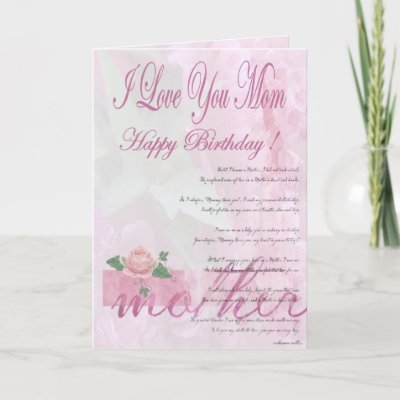 Happy Birthday Mother from Daughter Greeting Card by Gr