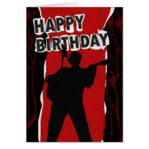 Happy Birthday Old Punk Style Cards