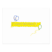 Happy Birthday Postcard