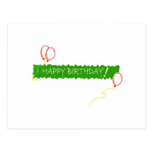 Happy Birthday Postcard