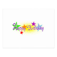 Happy Birthday Postcard