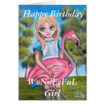 Happy Birthday, WoNdErFuL Girl Alice in wonderland Cards