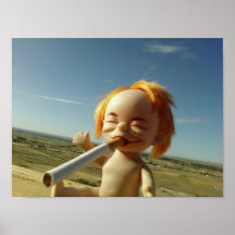 Happy Boy Puffy Poster