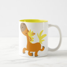 Happy Cartoon Pony Mug