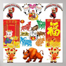 Happy Chinese New Year Posters