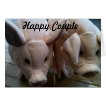 HAPPY COUPLE - WEDDING CARD