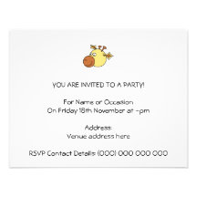 Happy Cute Giraffe. Cartoon Animal. Invites