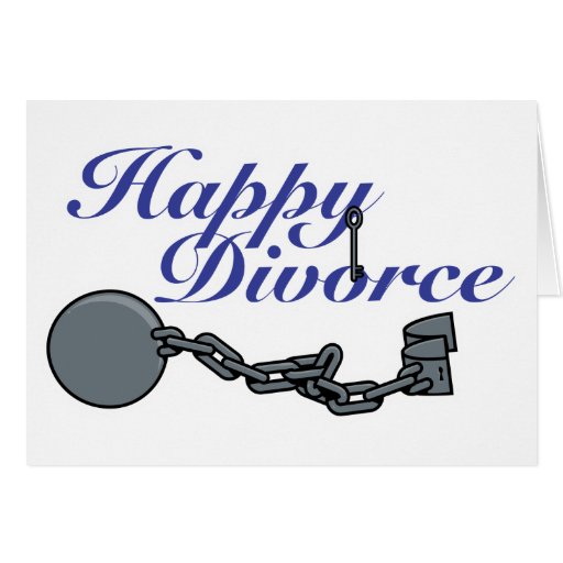 Happy Divorce Greeting Card