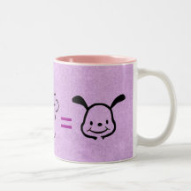 Happy Dog Math Mug