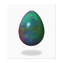Happy Easter! - Green Egg Gallery Wrap Canvas
