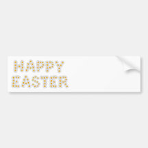 Happy Easter sign Bumper Sticker