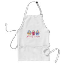 Happy Easter Three Baskets Tees and GIfts Apron