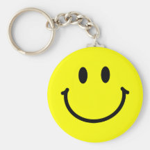 Happy Face Keychain