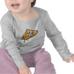 happy face pizza slice tshirt