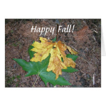 Happy Fall Greeting Card
