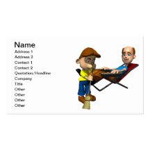 Happy Fathers Day Business Card