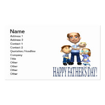 Happy Fathers Day Business Card Templates