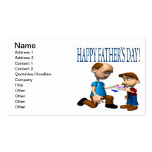 Happy Fathers Day Business Card Templates