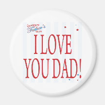 Happy Fathers Day Fridge Magnets