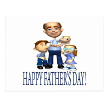 Happy Fathers Day Post Cards