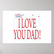 Happy Fathers Day Poster