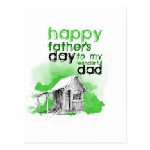 Happy father's day to my wonderful dad postal