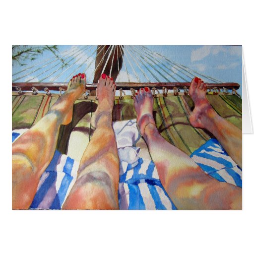 Happy Feet Greeting Card