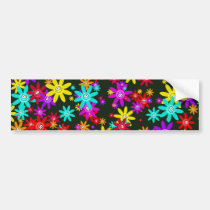 Happy Flower Wallpaper bumper stickers