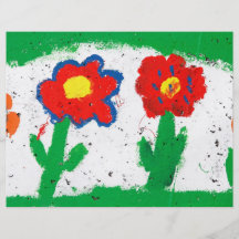 Happy flowers flyers