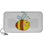happy flying honeybee honey bee cartoon iPod speaker