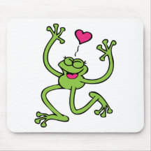 Happy Frog Dancing Mouse Pad