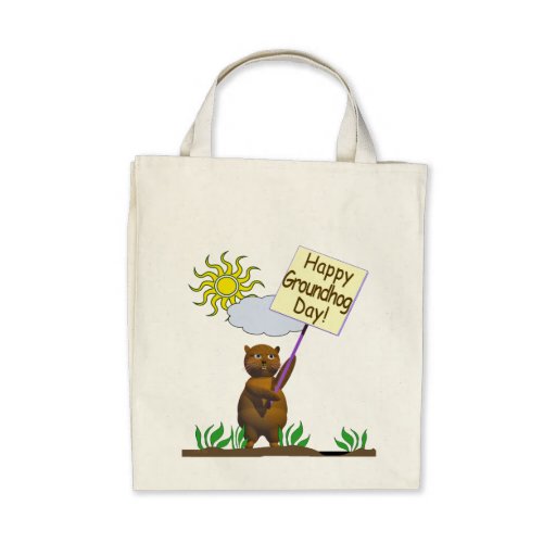 Happy Groundhog Day Groundhog Bags