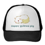 Happy guinea pig cap mesh hats