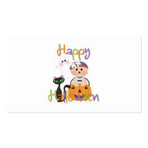 Happy Halloween Baby Friends Business Card