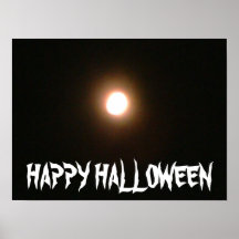 HAPPY HALLOWEEN BLACK MOON poster
