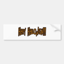 Happy Halloween Bumper Sticker