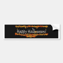 HAPPY HALLOWEEN! BUMPER STICKER