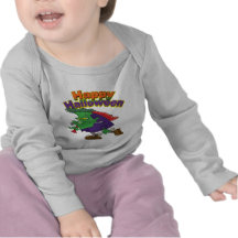 happy halloween funny frankenstein cartoon t-shirts