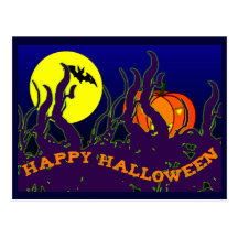 Happy Halloween Postkarte