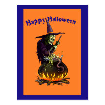 Happy Halloween Postkarte