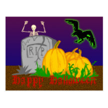 Happy Halloween Postkarte