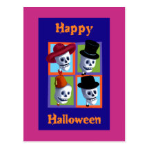 Happy Halloween Postkarten