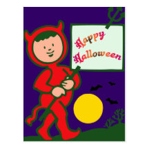 Happy Halloween Postkarten
