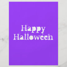 Happy Halloween, Purple. Flyers