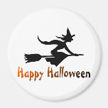 Happy Halloween Witch Fridge Magnets